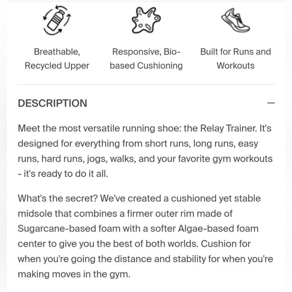 NIB Lane Eight Relay Trainer Women's US 9 Black - Picture 6 of 11